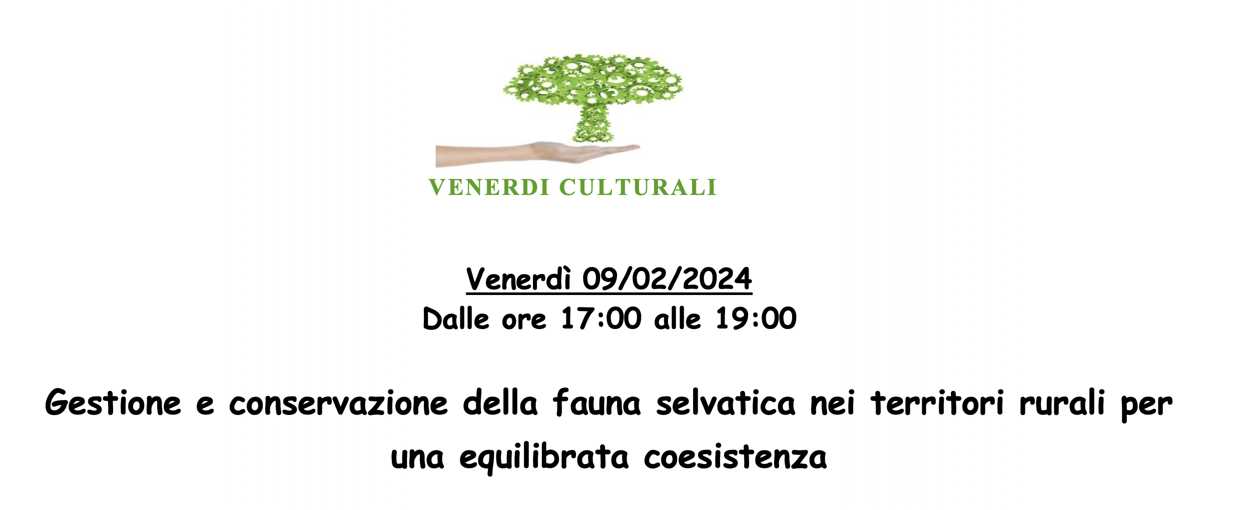 Gestione e conservazione della fauna selvatica nei territori rurali per una equilibrata coesistenza